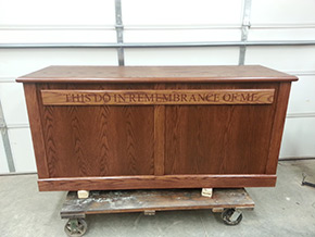 Oak Communion Table